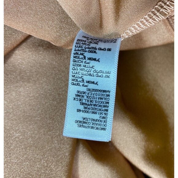 American Apparel High-Waisted Leggings Tan Nude Large Sexy Stretch Tights Dance - Picture 5 of 5